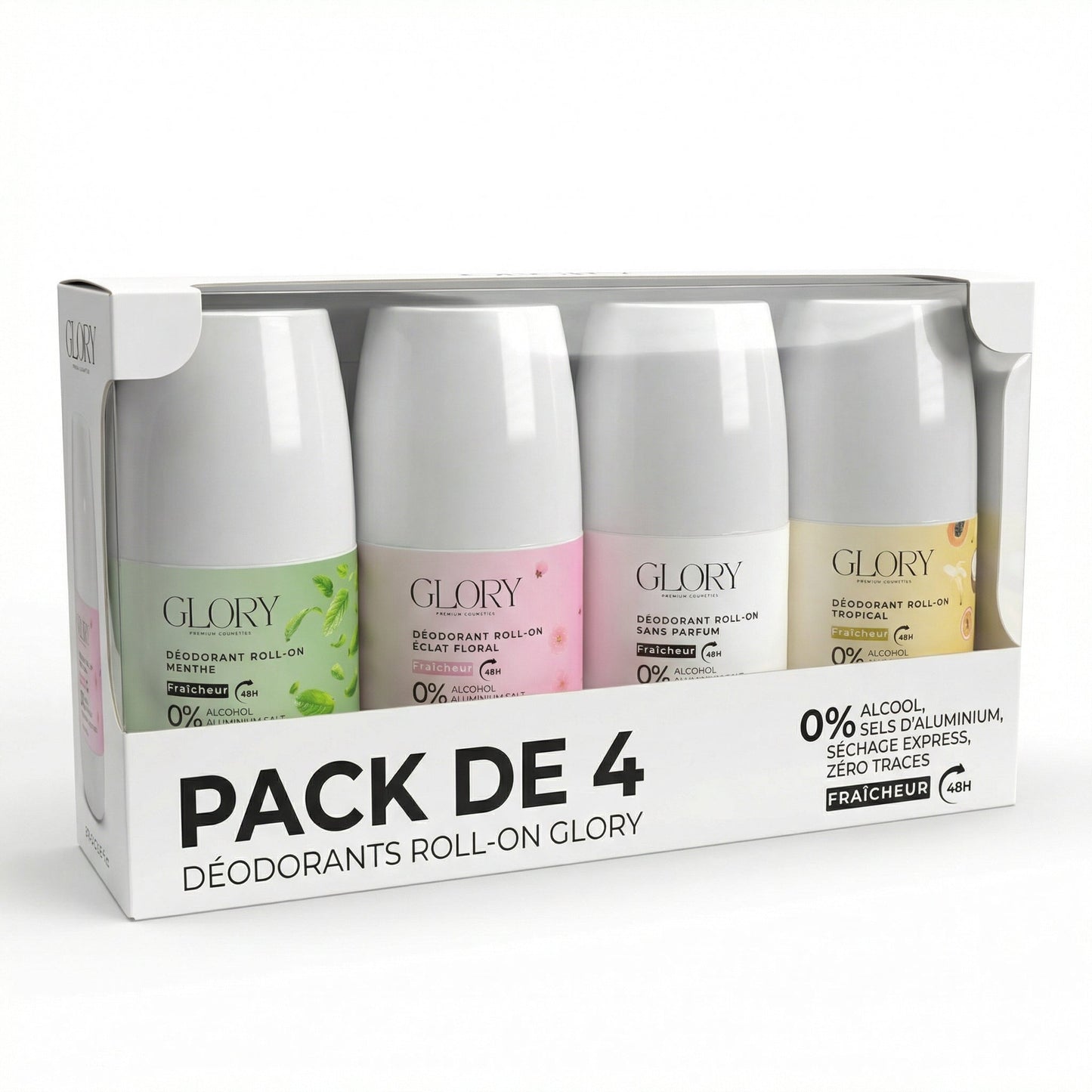 Pack 4x Déodorants – GLORY